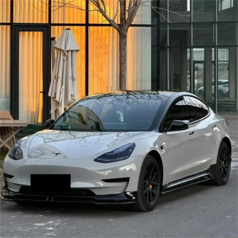 Transform Your Ride with TPU Gloss Porsche Grey Car Vinyl Wrap