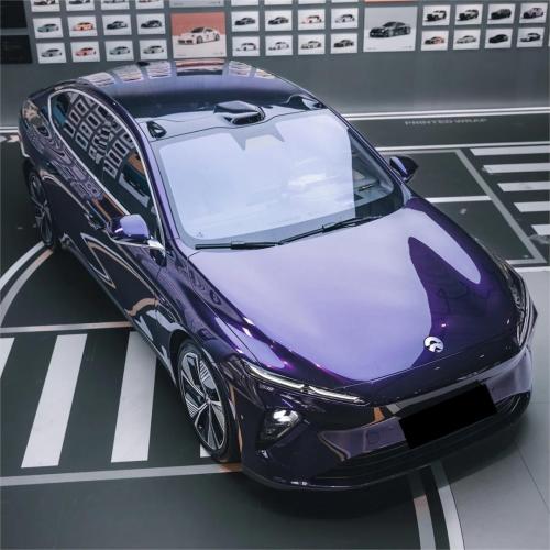 Shine Bright with Gloss Metallic Dark Purple Car Vinyl Wrap! 🌟🚗💜