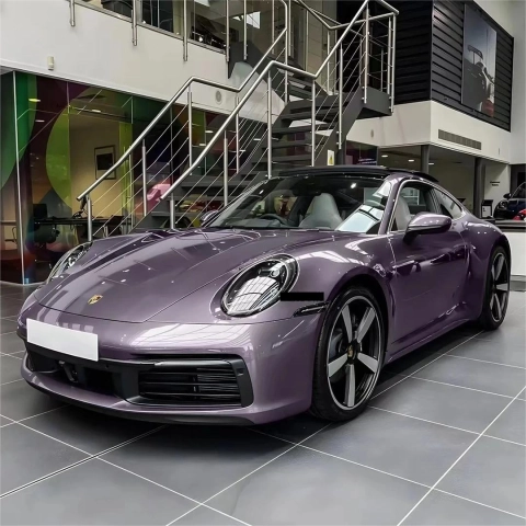 Gloss Crystal Midsummer Purple Car Vinyl Wrap: Embrace the Allure of Summer Nights