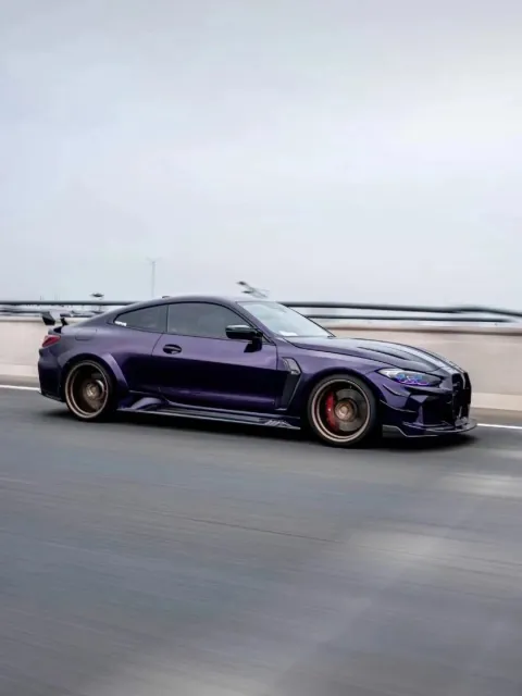 Unveiling the Allure of Gloss Metallic Gentian Purple Car Vinyl Wrap