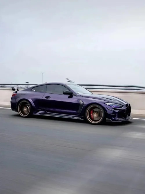 Unveiling the Allure of Gloss Metallic Gentian Purple Car Vinyl Wrap