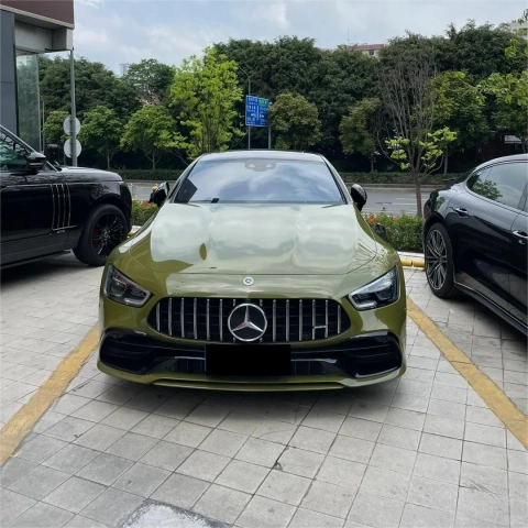 Unleash Boldness: TPU Gloss Military Green Car Vinyl Wrap