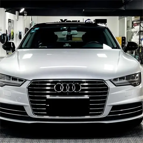 Gloss Metallic Diamond Silver Car Vinyl Wrap: Elevate Your Vehicle's Style