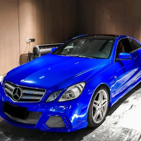 Transform Your Ride: The Allure of Gloss Metallic Diamond Blue Car Wrap
