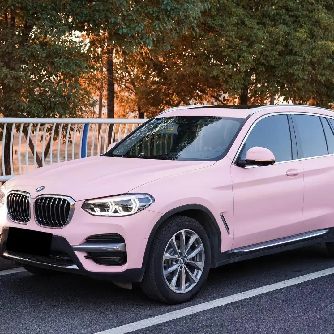 Elevate Your Style with Matte Rose Pink Car Wrap