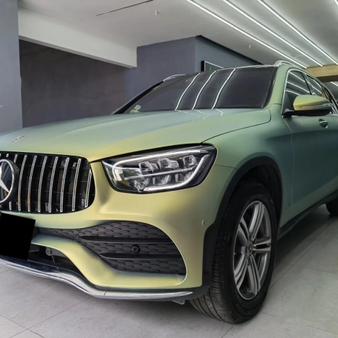 Unveiling the Matte Bamboo Green Car Wrap