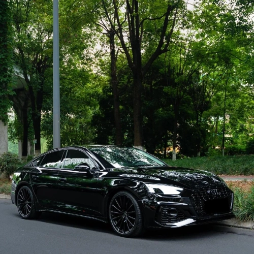 The Allure of Gloss Repaired Black Car Wrap