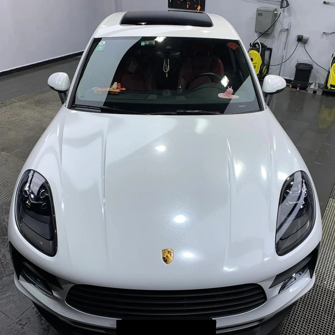 Gloss Metallic Sparkle Glitter White Car Vinyl Wrap: A Bold Statement for Your Ride