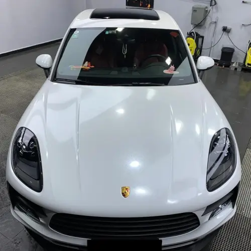 Gloss Metallic Sparkle Glitter White Car Vinyl Wrap: A Bold Statement for Your Ride