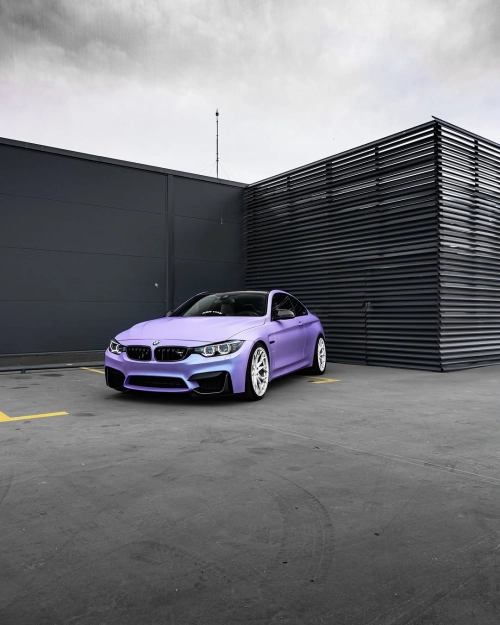 Transform Your Ride with Matte Metallic Satin Chameleon Glacial Frost Purple Car Vinyl Wrap