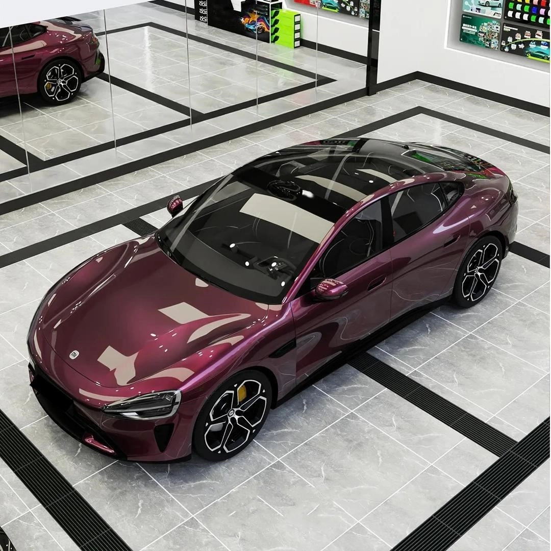 Gloss Metallic Plum Purple Car Wrap: A Bold Statement for Your Ride