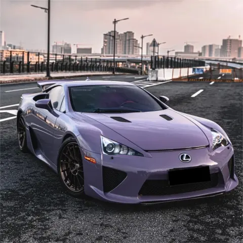 Unleashing Style: Gloss Crystal Negroni Purple PET Car Vinyl Wrap