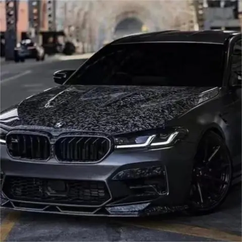 Gloss Black Forged Carbon Car Wrap: The Ultimate Upgrade for Your Vehicle