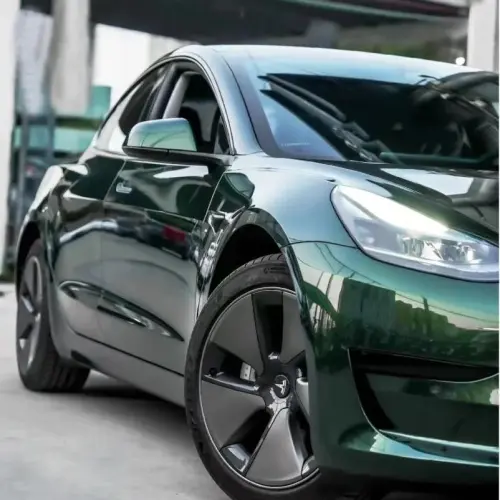 Glossy Paint Metallic Midnight Green Car Wrap: A Luxurious Transformation for Your Vehicle