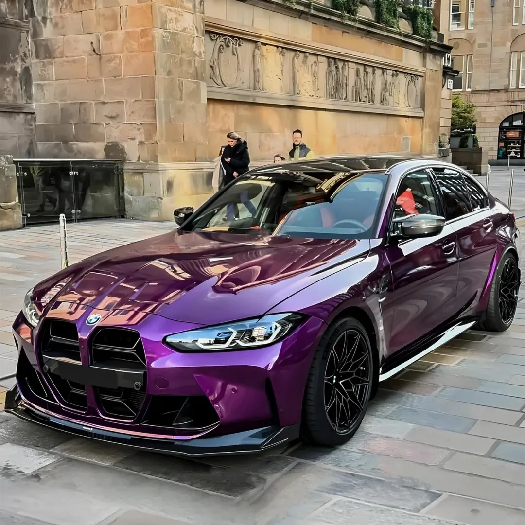 Twilight Purple Car Wrap