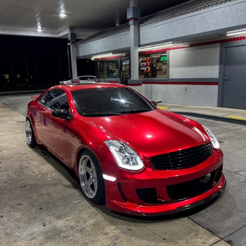 Ultra Glossy Metallic Vampire Red Car Wrap: The Ultimate Statement for Your Vehicle