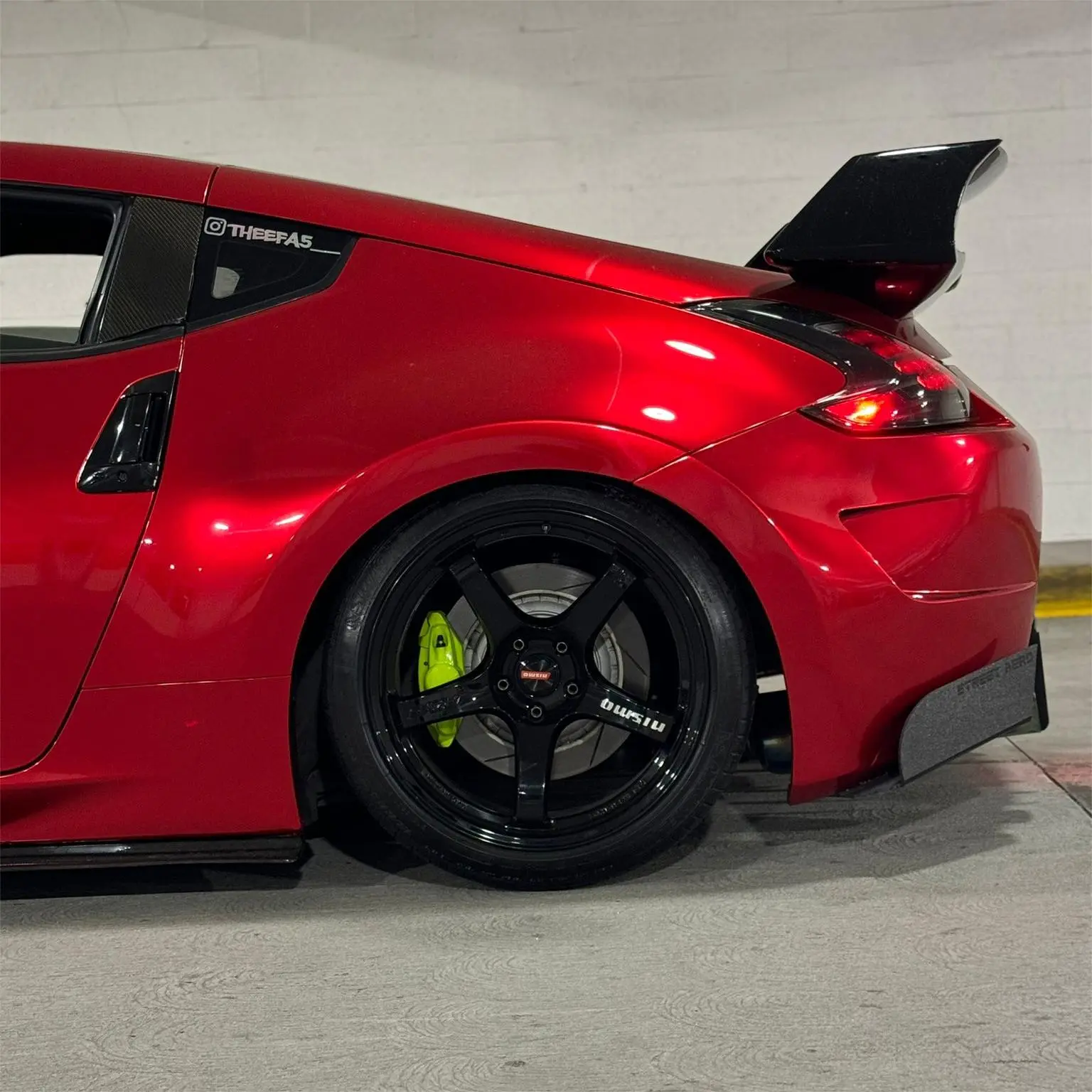 vampire red car wrap