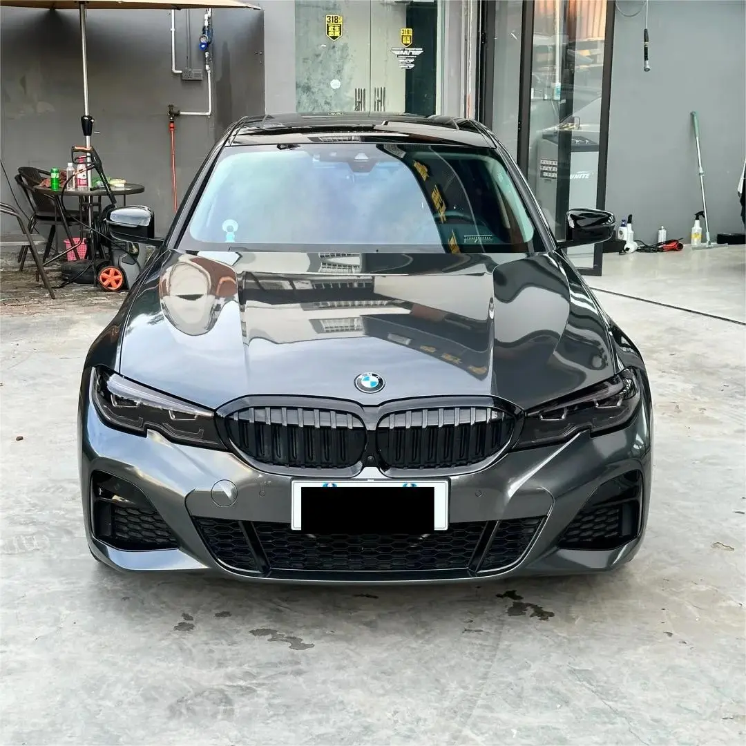 charcoal grey car wrap