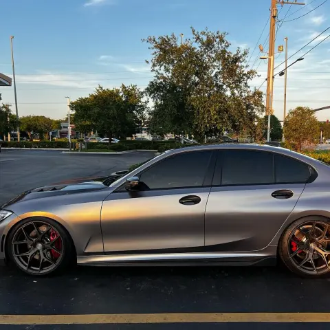 Upgrade Your Ride with Matte Titanium Grey Car Wrap