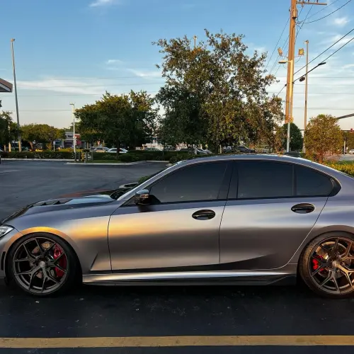 Upgrade Your Ride with Matte Titanium Grey Car Wrap