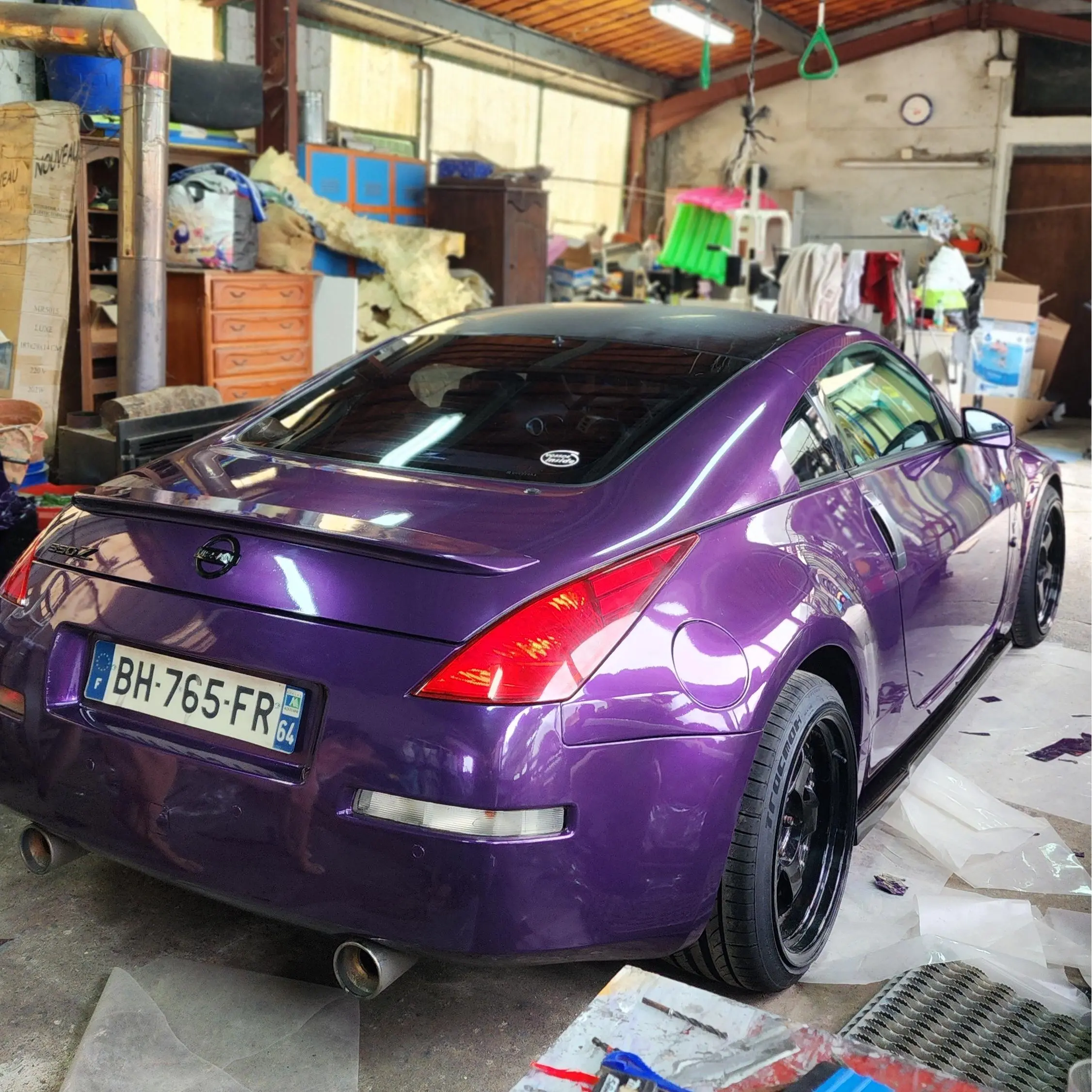 Twilight Purple Car Wrap