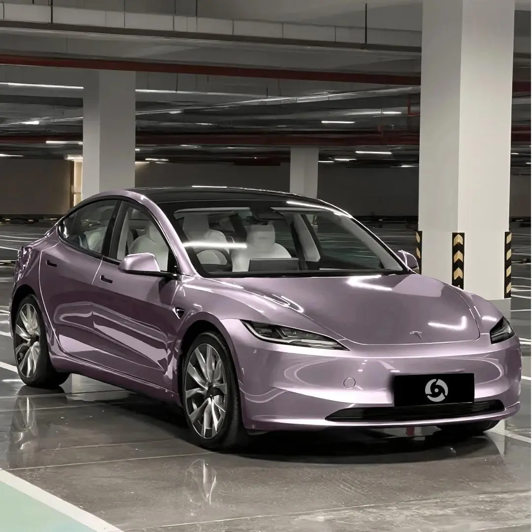 purple tesla