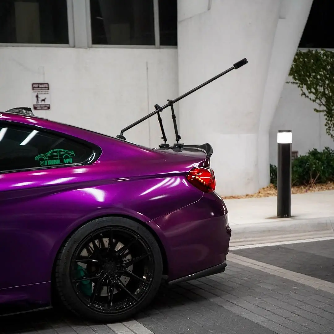 Metallic Purple Car Wrap