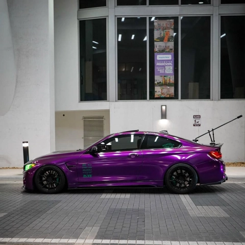 Dark Purple Vinyl Wrap: Creating a Sophisticated and Mysterious Vehicle Appearance