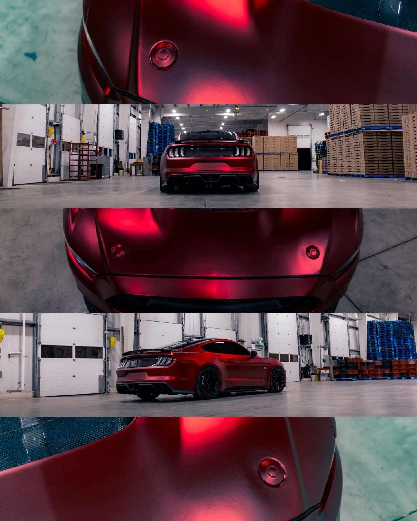 satin chrome metallic romanee red