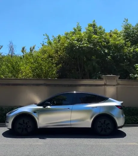 matte silver chrome wrap