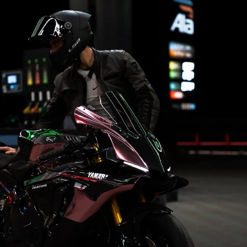 pet vinyl wrap wrap for motorcycle