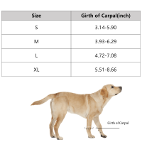Dog Carpal Wrap Braces for Arthritis Injuries