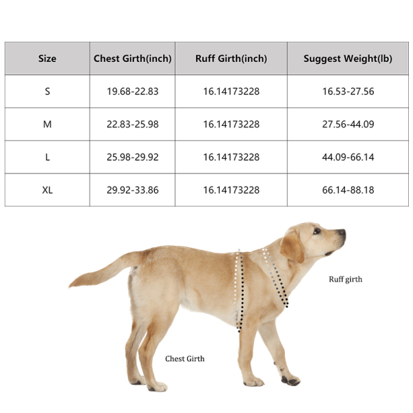 Dog Support Harness Front End