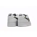 Bapesta A Bathing Ape Bape Sta Low White Green Camouflage 1H20-191-045