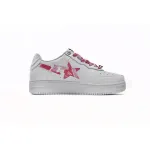 Bapesta A Bathing Ape Bape Sta Low White Red Camouflage 1H20-191-045
