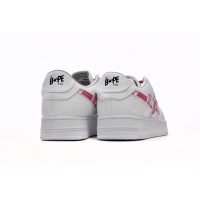 Bapesta A Bathing Ape Bape Sta Low White Red Camouflage 1H20-191-045