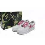Bapesta A Bathing Ape Bape Sta Low White Red Camouflage 1H20-191-045