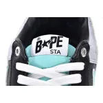 Bapesta Bathing Ape Bape Sta Low Grey Black 1H70-191-002