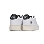 Bapesta Bathing Ape Bape Sta Low White Black 1H70-191-022