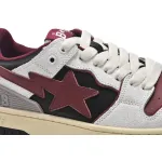 Bapesta Bape Sk8 Sta Low Red Grey 1I20-291-020