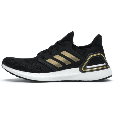 Adidas Ultra Boost 20 Black Gold White 01