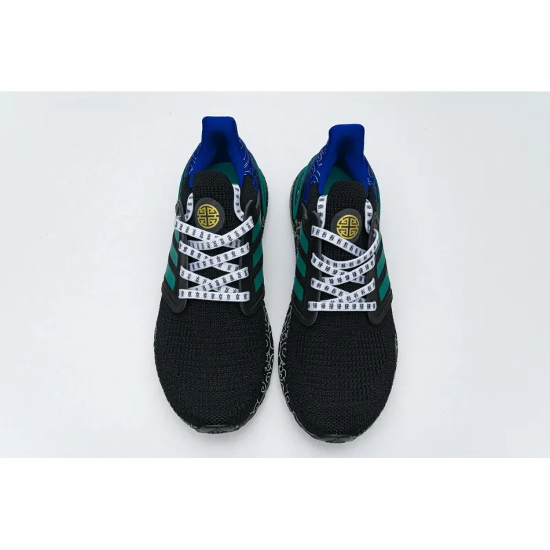 Adidas Ultra Boost 20 CONSORTIUM Black Glory Green FX8887