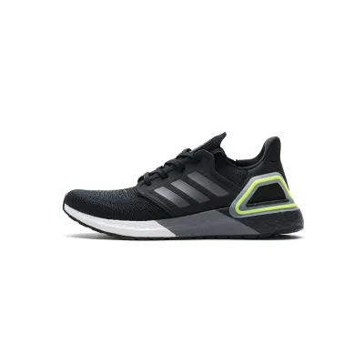 Adidas Ultra Boost 20 Consortium Black Grey Green FY3452 01