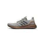 Adidas Ultra Boost 20 Consortium Metal Grey and Coral FV4389