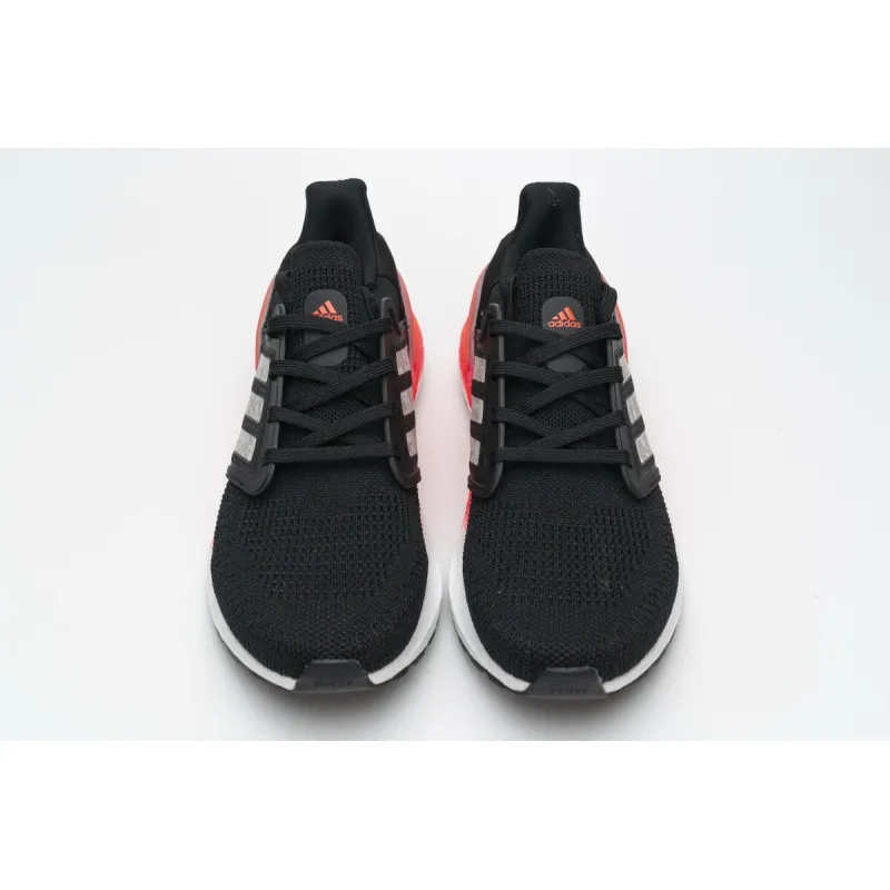 Adidas Ultra Boost 20 Core Black Signal Coral EG0756