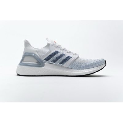 Adidas Ultra Boost 20 White Light Blue FY3454 02