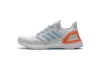 Adidas Ultra Boost 20 White Sharp Blue True Orange EG0768