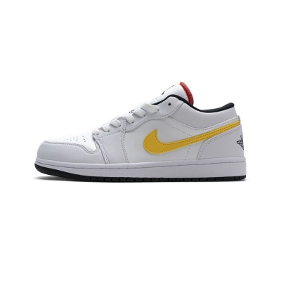 Air Jordan 1 Low White Multi-Color CW7009-100 01