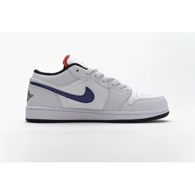 Air Jordan 1 Low White Multi-Color CW7009-100 02