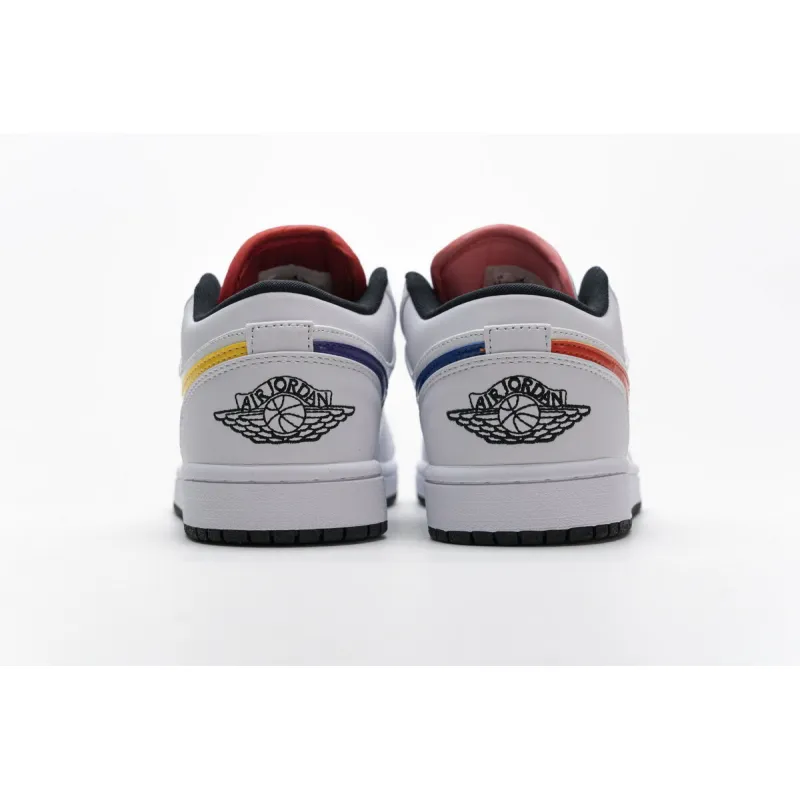 Air Jordan 1 Low White Multi-Color CW7009-100